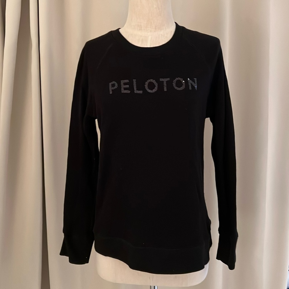 Like new Peloton sequin sweatshirt, size XS